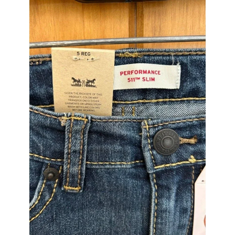 New with Tags - Levi's Boys 511 Slim Fit Denim Jeans